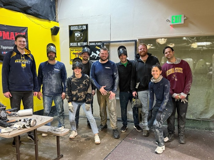 Members of the Skyward team at an offsite.